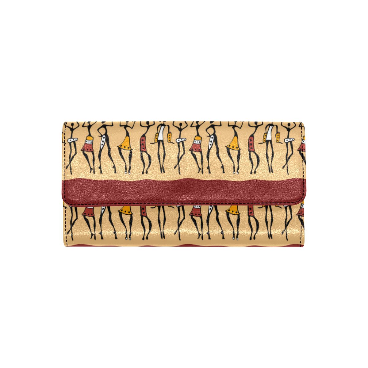 African People Women's Trifold Wallet