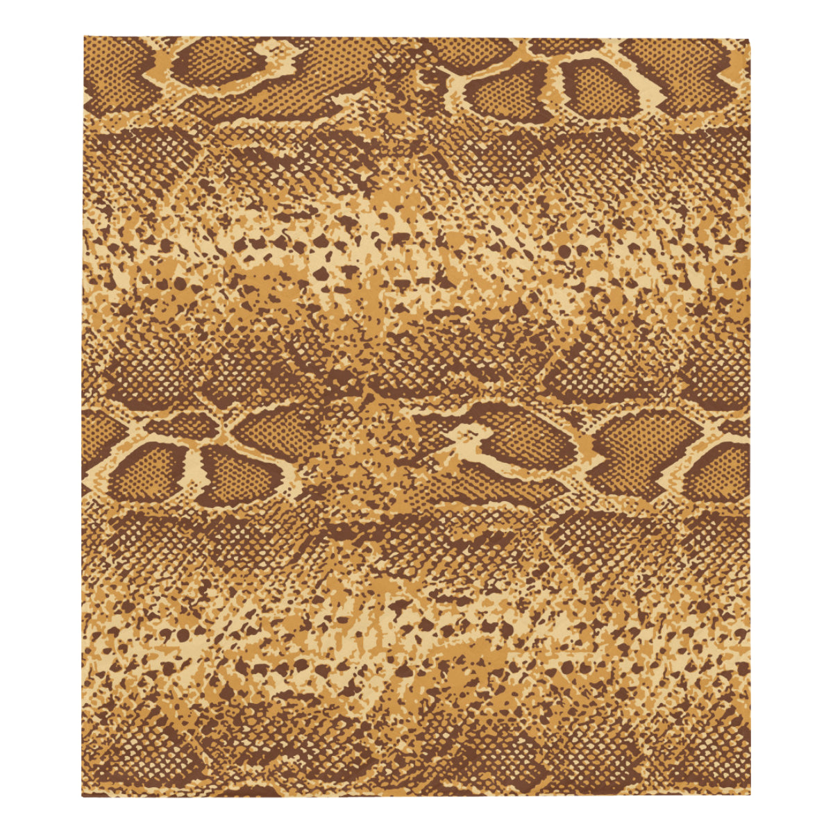 Python Brown Pattern Print Design A03 Premium Quilt
