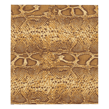 Python Brown Pattern Print Design A03 Premium Quilt