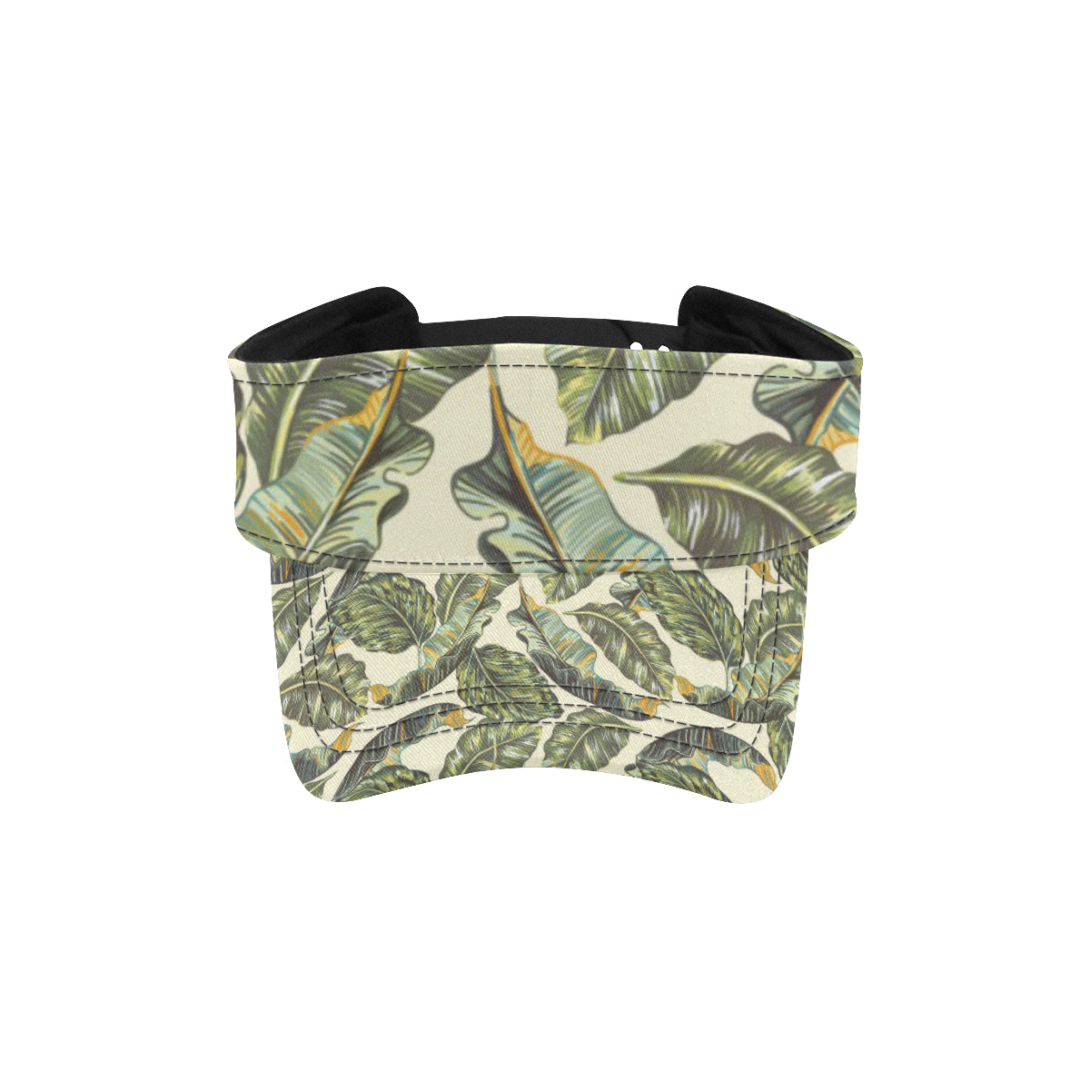 Banana Leaf Pattern Print Design BL08 Unisex Sun Visor