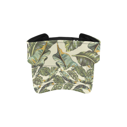 Banana Leaf Pattern Print Design BL08 Unisex Sun Visor