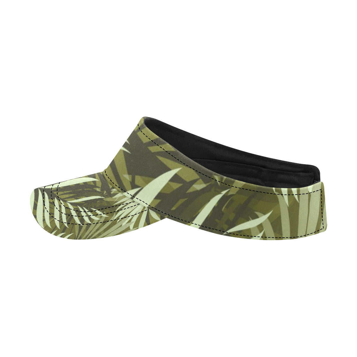 Palm Leaves Pattern Print Design PL05 Unisex Sun Visor