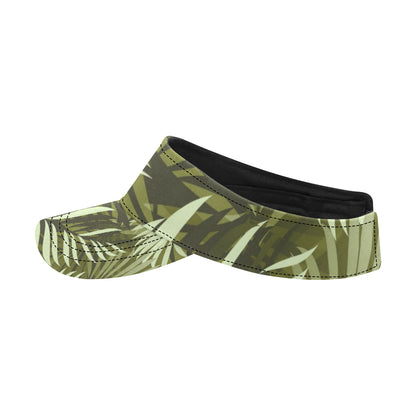 Palm Leaves Pattern Print Design PL05 Unisex Sun Visor