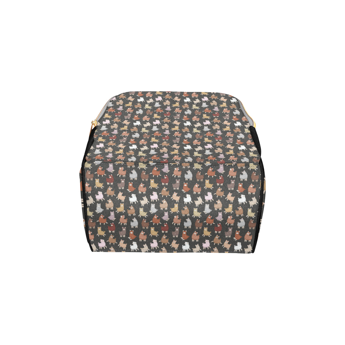 Alpaca Cute Design Themed Print Diaper Bag Backpack