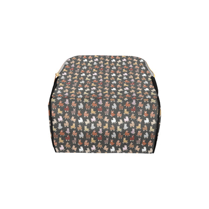 Alpaca Cute Design Themed Print Diaper Bag Backpack
