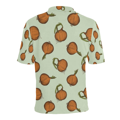 Onion Pattern Print Design A05 Men Polo Shirt