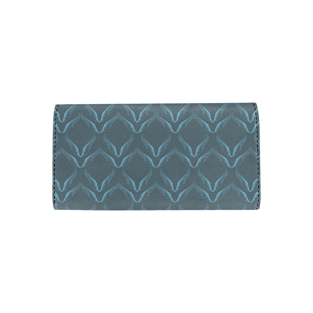 Angel Wings Pattern Print Design 04 Women's Trifold Wallet