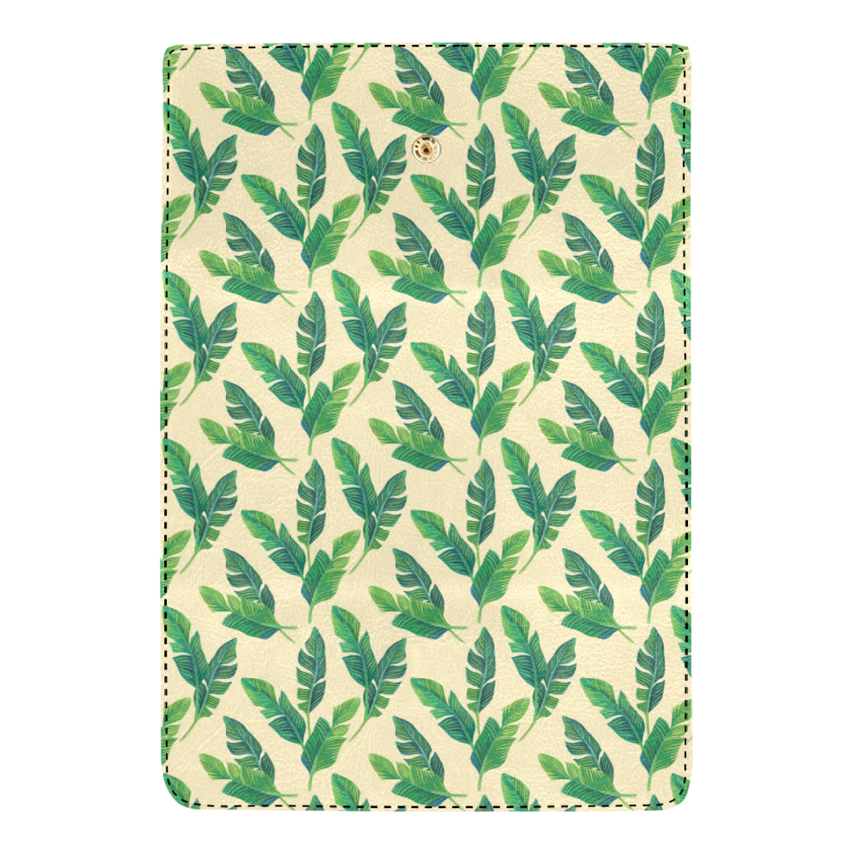 Banana Leaf Pattern Print Design 01 Women's Trifold Wallet
