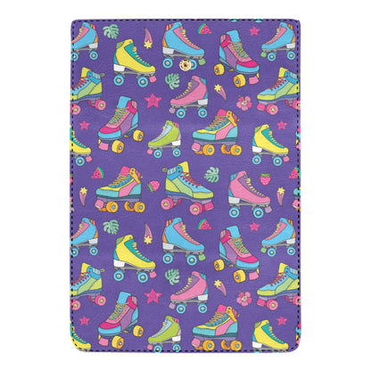Roller skate Colorful Pattern Print Design A05 Women's Trifold Wallet