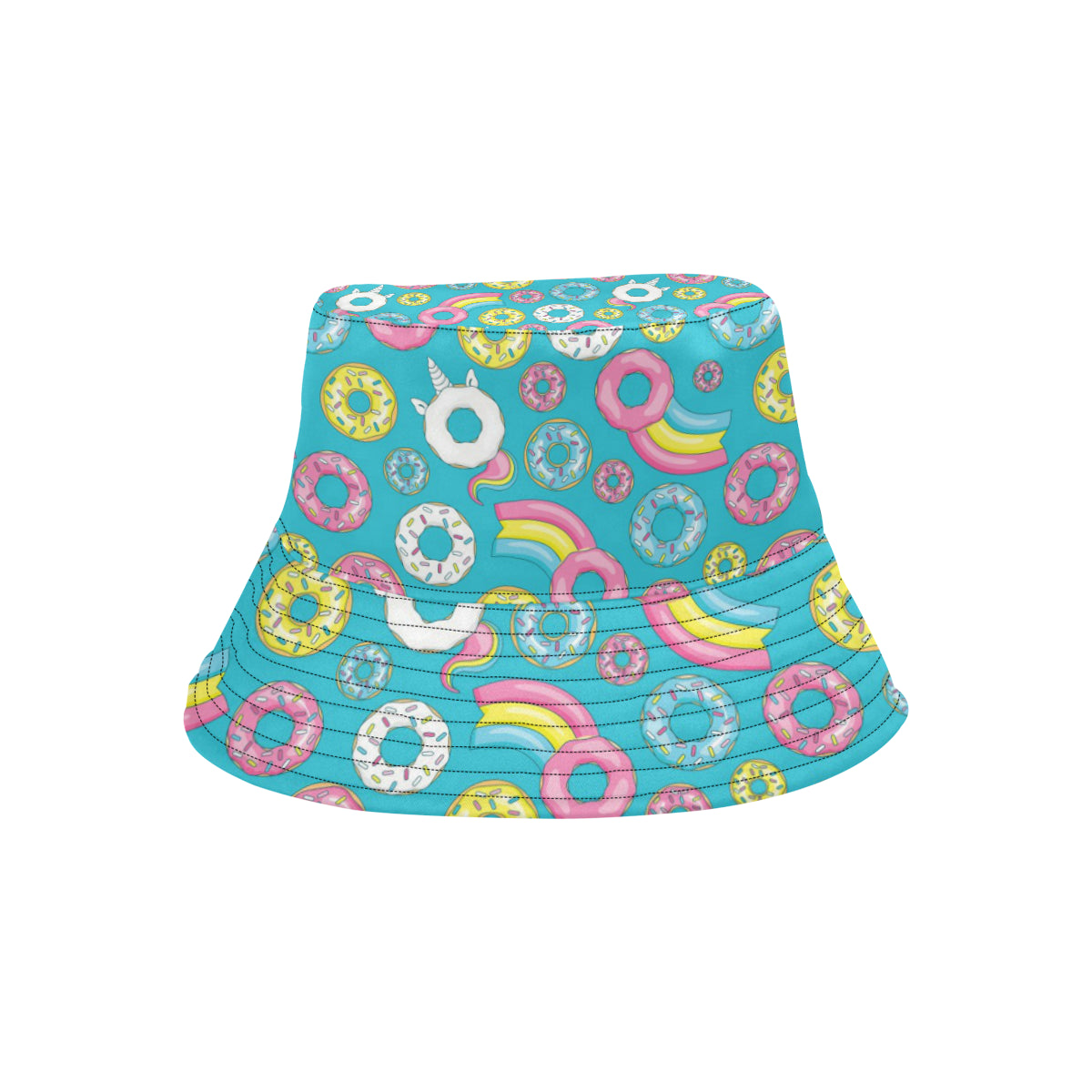 Donut Pattern Print Design DN013 Unisex Bucket Hat