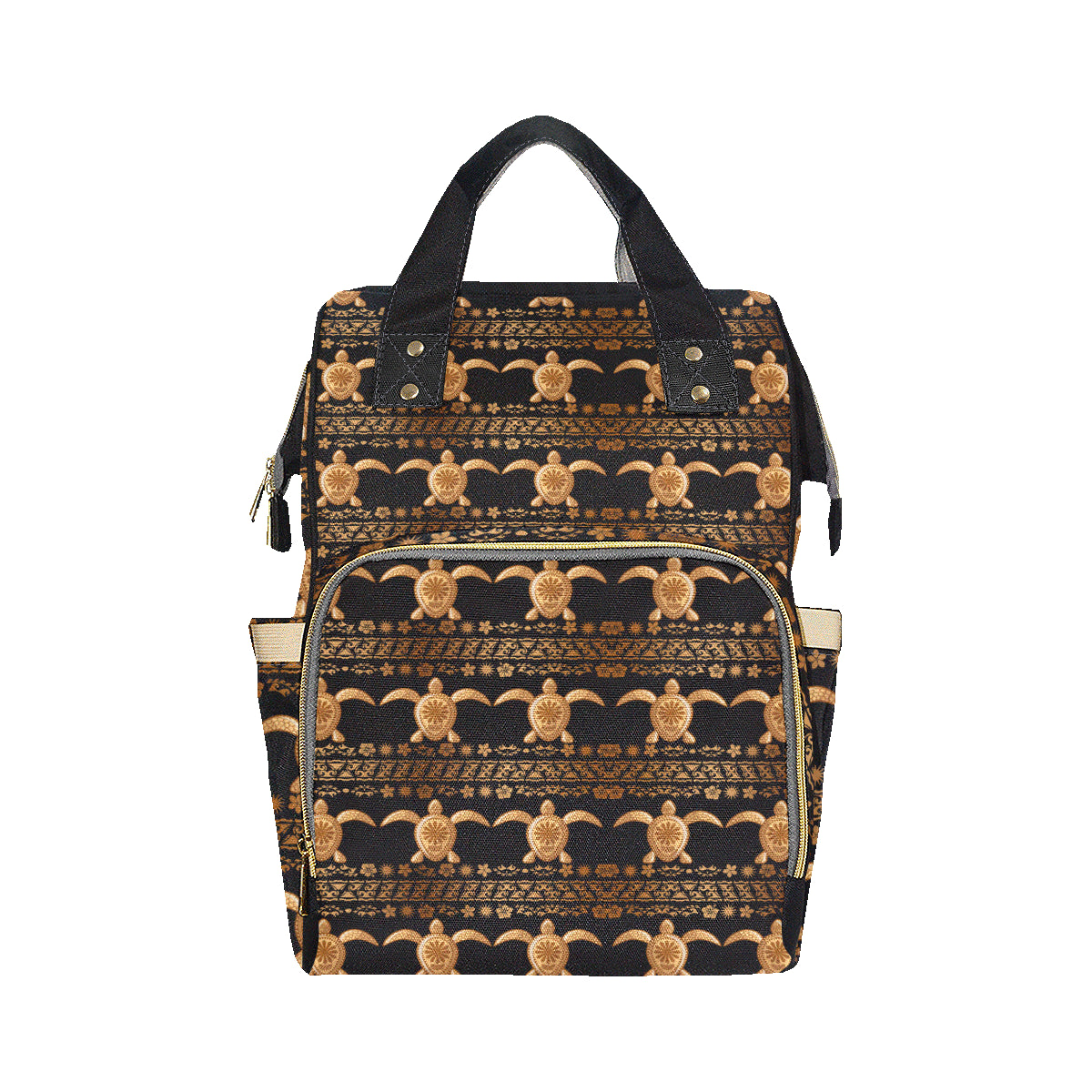 Tribal Sea turtle Polynesian Hawaiian Diaper Bag Backpack