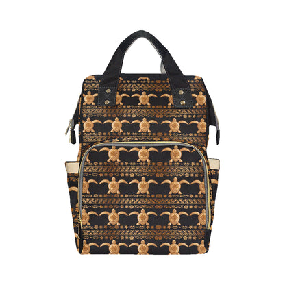 Tribal Sea turtle Polynesian Hawaiian Diaper Bag Backpack