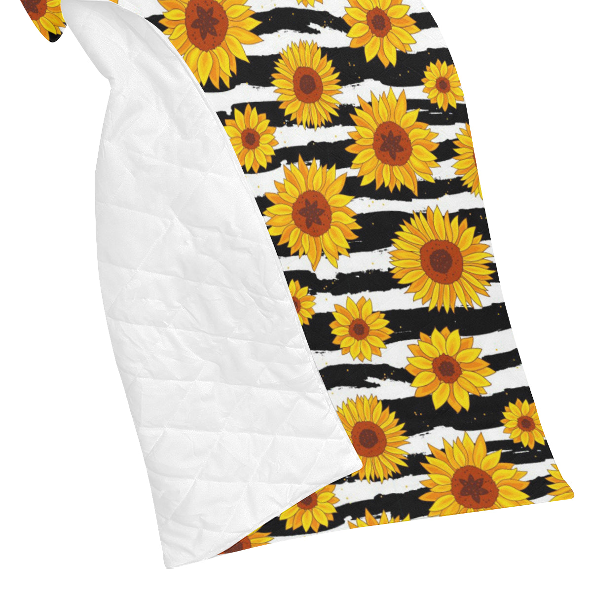 Sunflower Pattern Print Design SF010 Premium Quilt