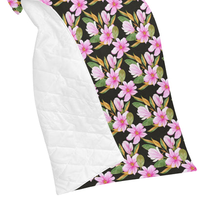 Magnolia Pattern Print Design MAG08 Premium Quilt