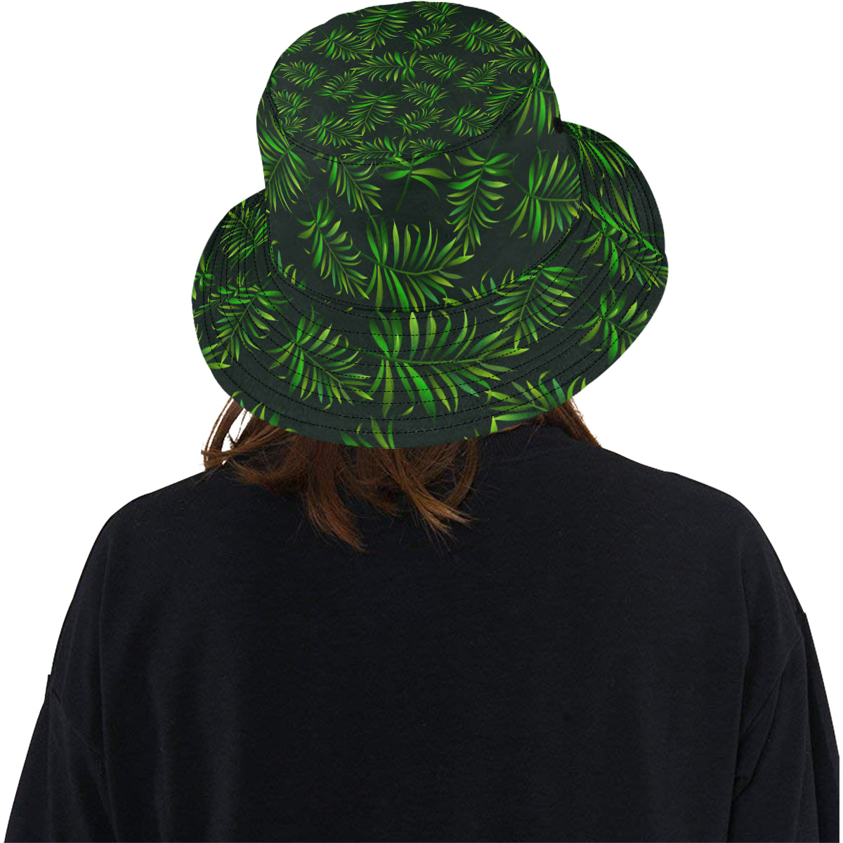 Rainforest Pattern Print Design RF03 Unisex Bucket Hat
