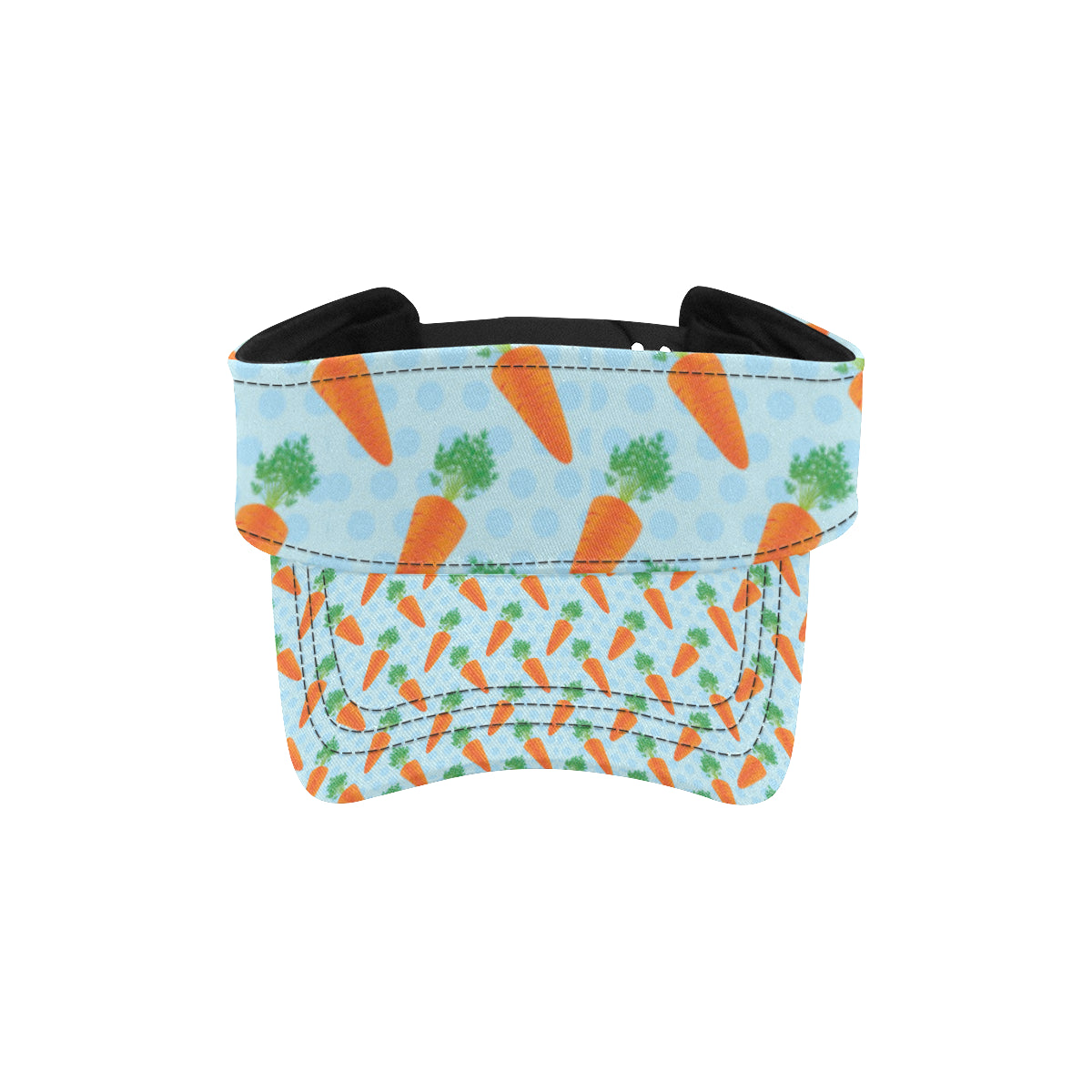 Carrot Pattern Print Design 01 Unisex Sun Visor