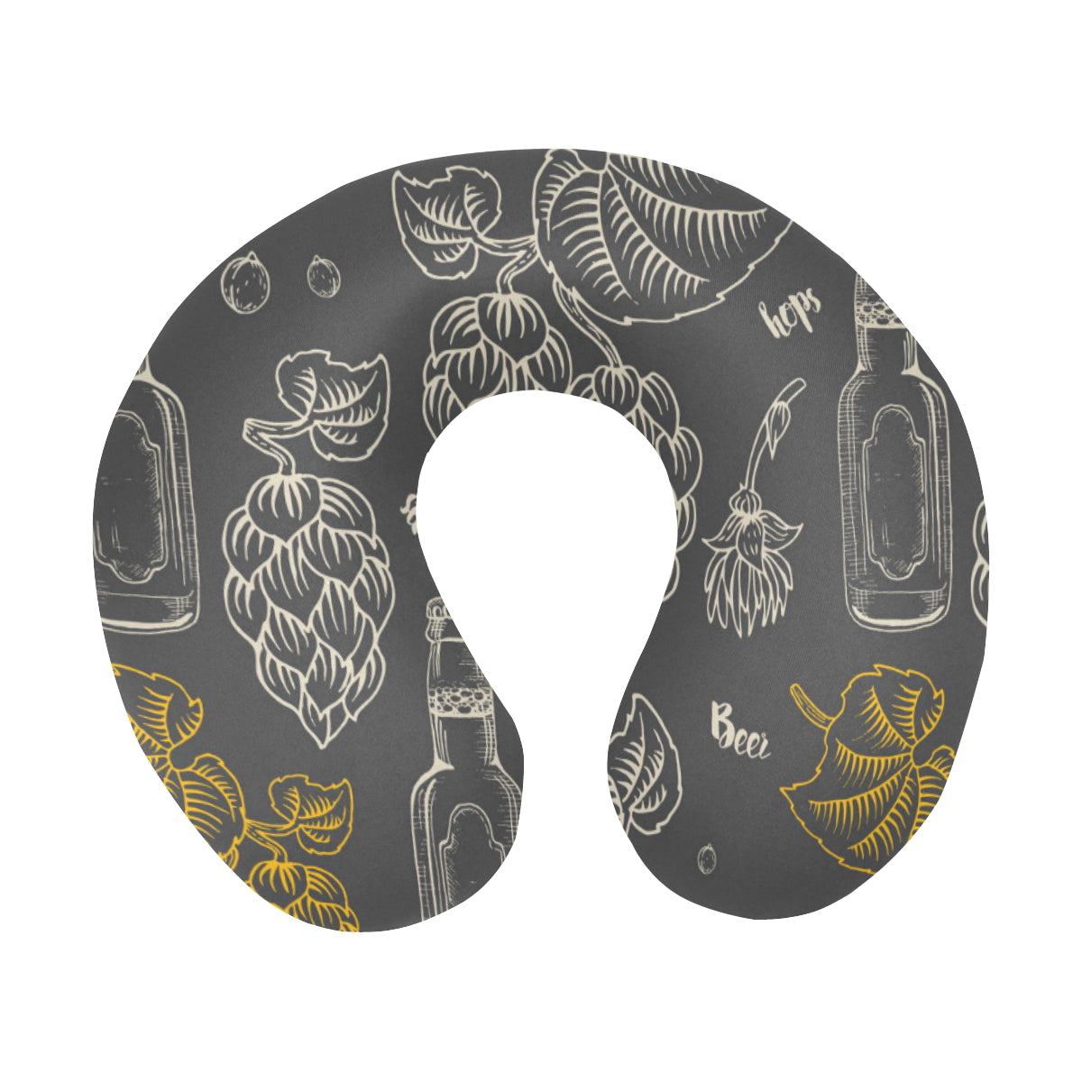 Hope Pattern Print Design 01 U-Shaped Travel Neck Pillow