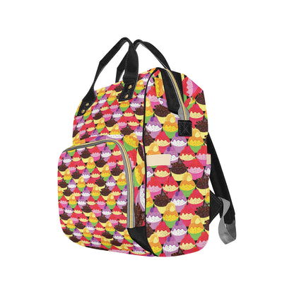 Cupcake Pattern Print Design CP02 Diaper Bag Backpack