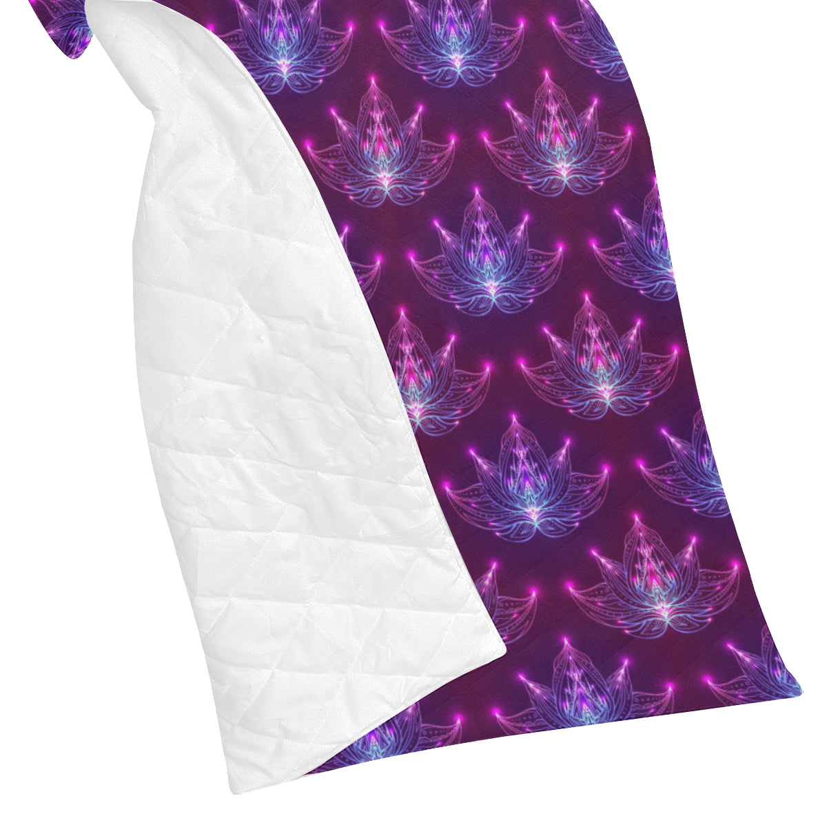 lotus Pattern Print Design LO01 Premium Quilt