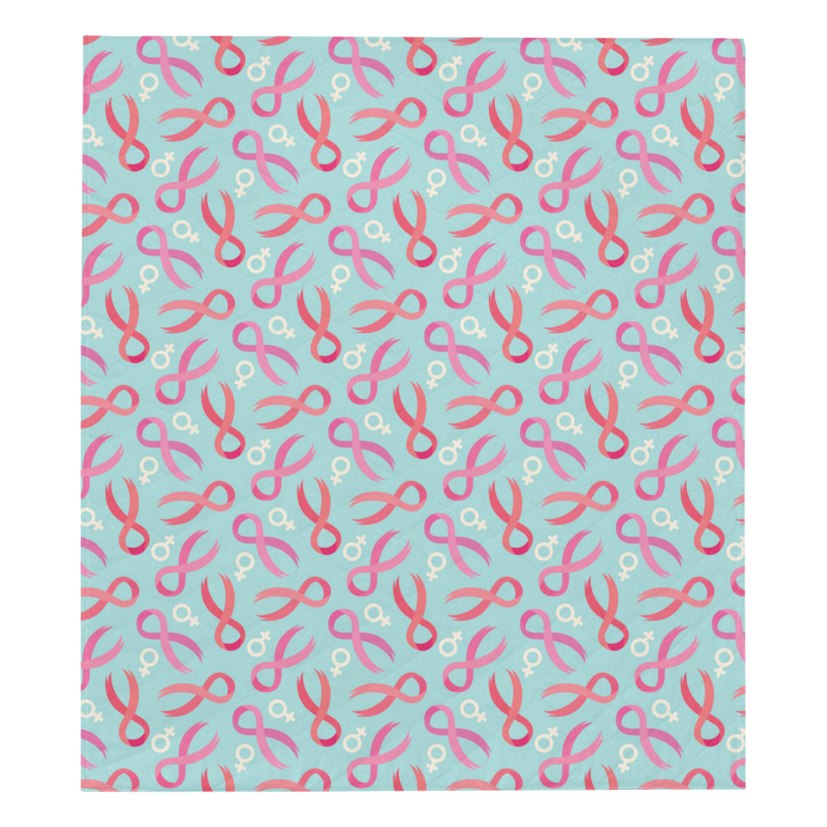 Breast cancer Pattern Print Design 03 Premium Quilt
