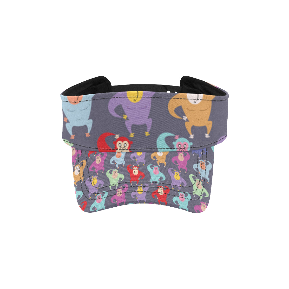 Chimpanzee Pattern Print Design 03 Unisex Sun Visor