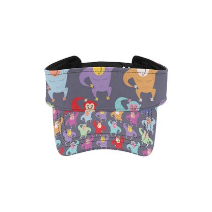 Chimpanzee Pattern Print Design 03 Unisex Sun Visor