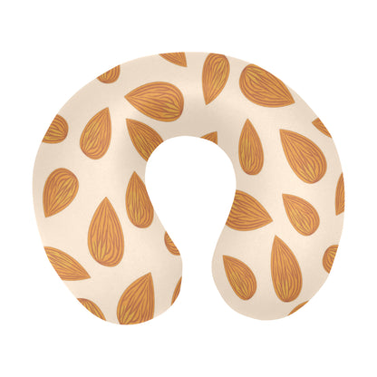 Almond Pattern Print Design 03 U-Shaped Travel Neck Pillow