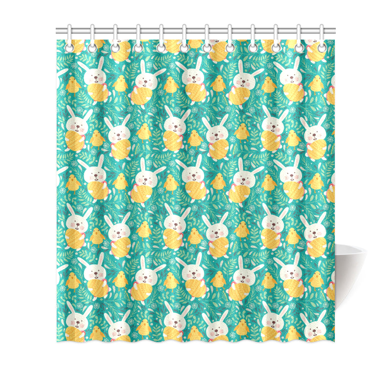 Easter Eggs Pattern Print Design RB02 Shower Curtain