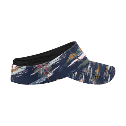 Pacific island Pattern Print Design A06 Unisex Sun Visor