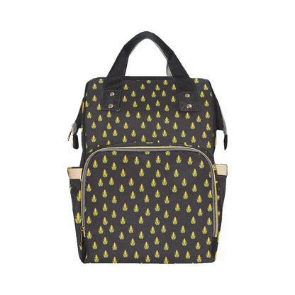 Corn Pattern Print Design 04 Diaper Bag Backpack