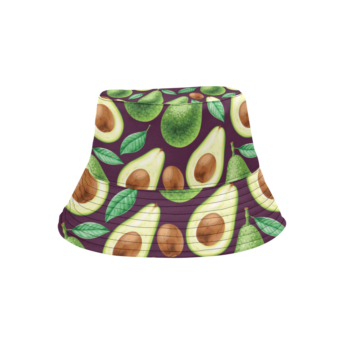 Avocado Pattern Print Design AC08 Unisex Bucket Hat