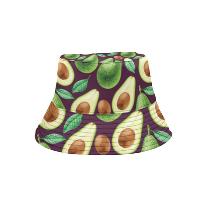 Avocado Pattern Print Design AC08 Unisex Bucket Hat