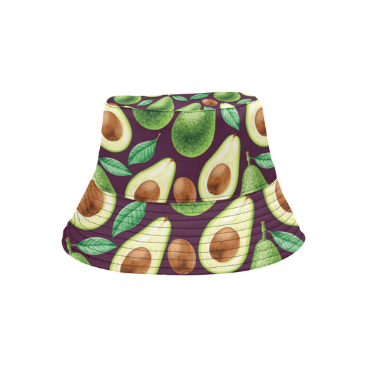 Avocado Pattern Print Design AC08 Unisex Bucket Hat