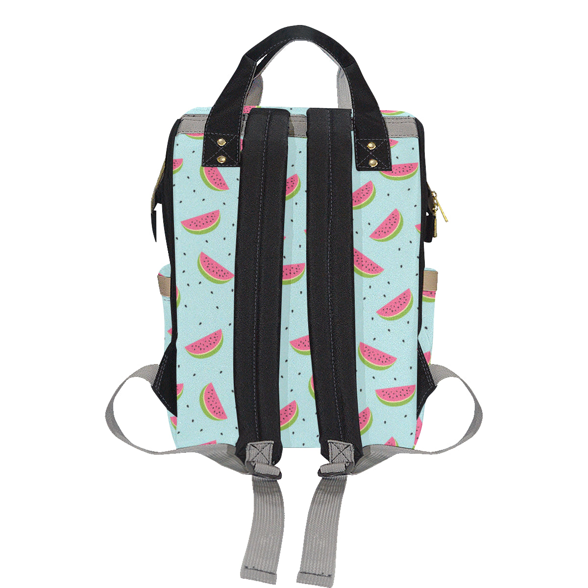 Watermelon Pattern Print Design WM06 Diaper Bag Backpack