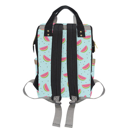 Watermelon Pattern Print Design WM06 Diaper Bag Backpack