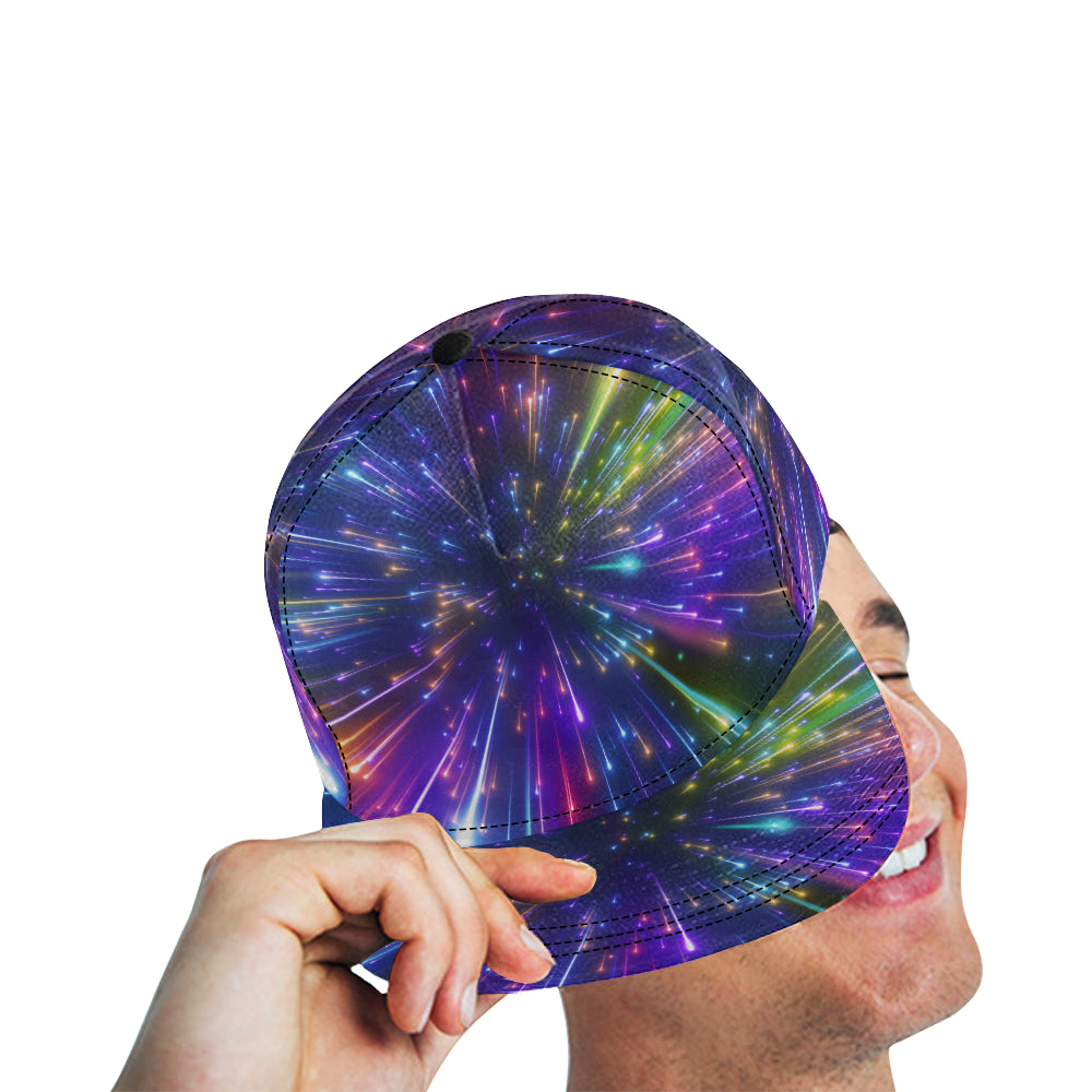 Celestial Rainbow Speed Light Snapback Cap