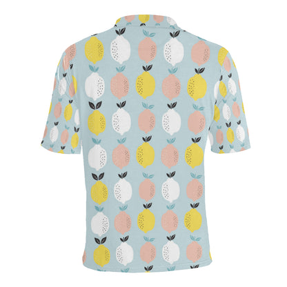 Citrus  Pattern Print Design 03 Men Polo Shirt