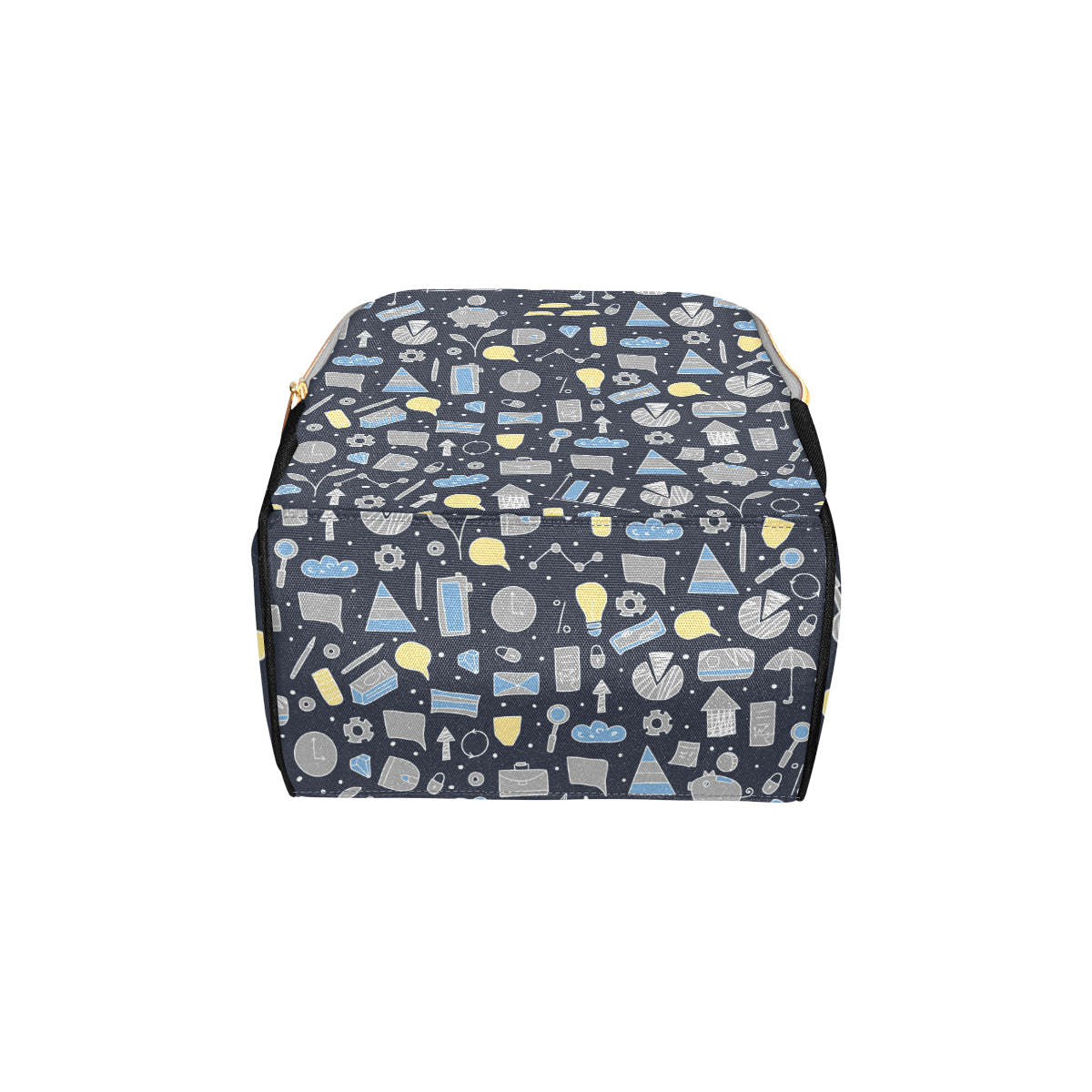 Accounting Financial Pattern Print Design 04 Diaper Bag Backpack