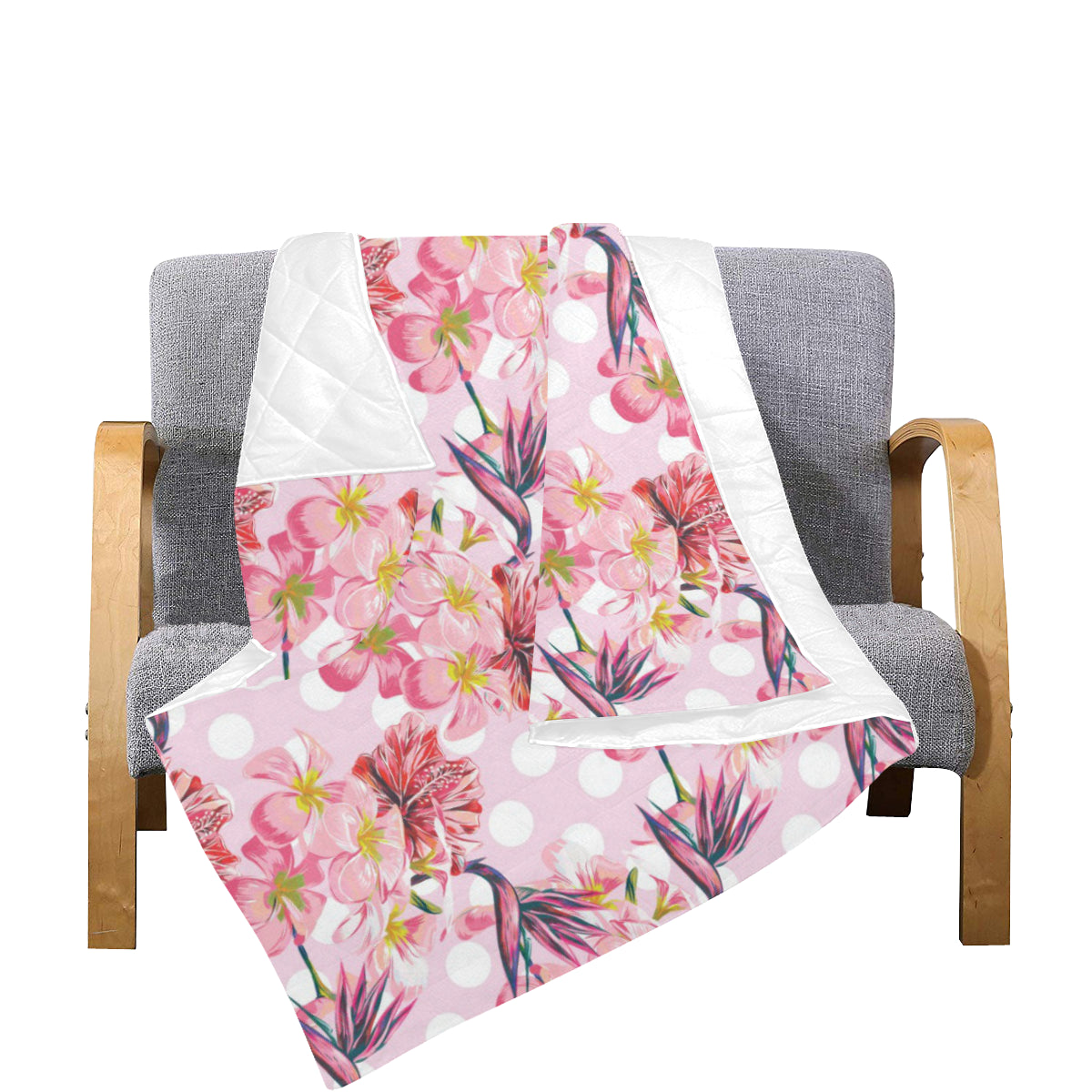 Bird Of Paradise Pattern Print Design BOP011 Premium Quilt