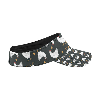 Chicken Pattern Print Design 06 Unisex Sun Visor