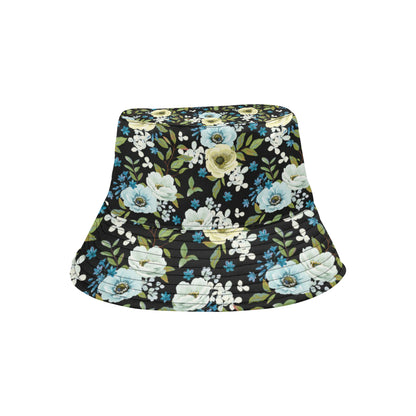 Anemone Pattern Print Design AM03 Unisex Bucket Hat