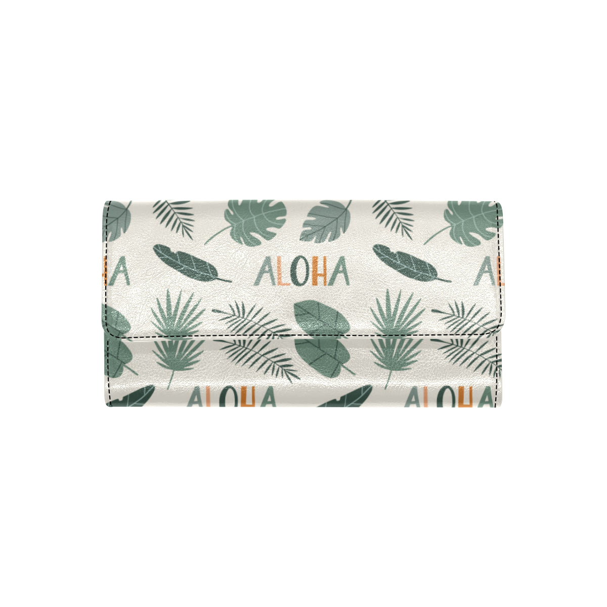 Aloha Hawaii Pattern Print Design 05 Women's Trifold Wallet