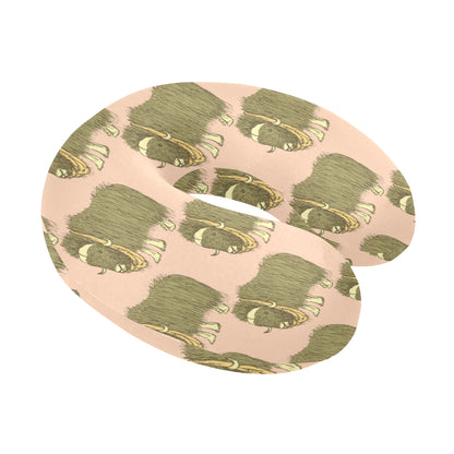 Yak Pattern Print Design 01 U-Shaped Travel Neck Pillow