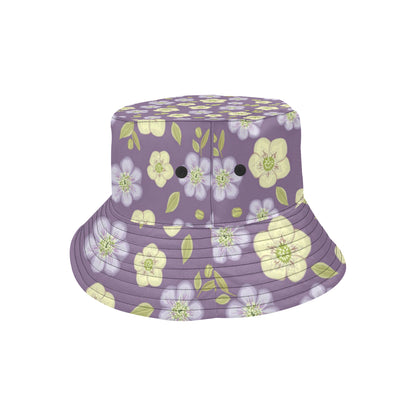 Anemone Pattern Print Design AM013 Unisex Bucket Hat