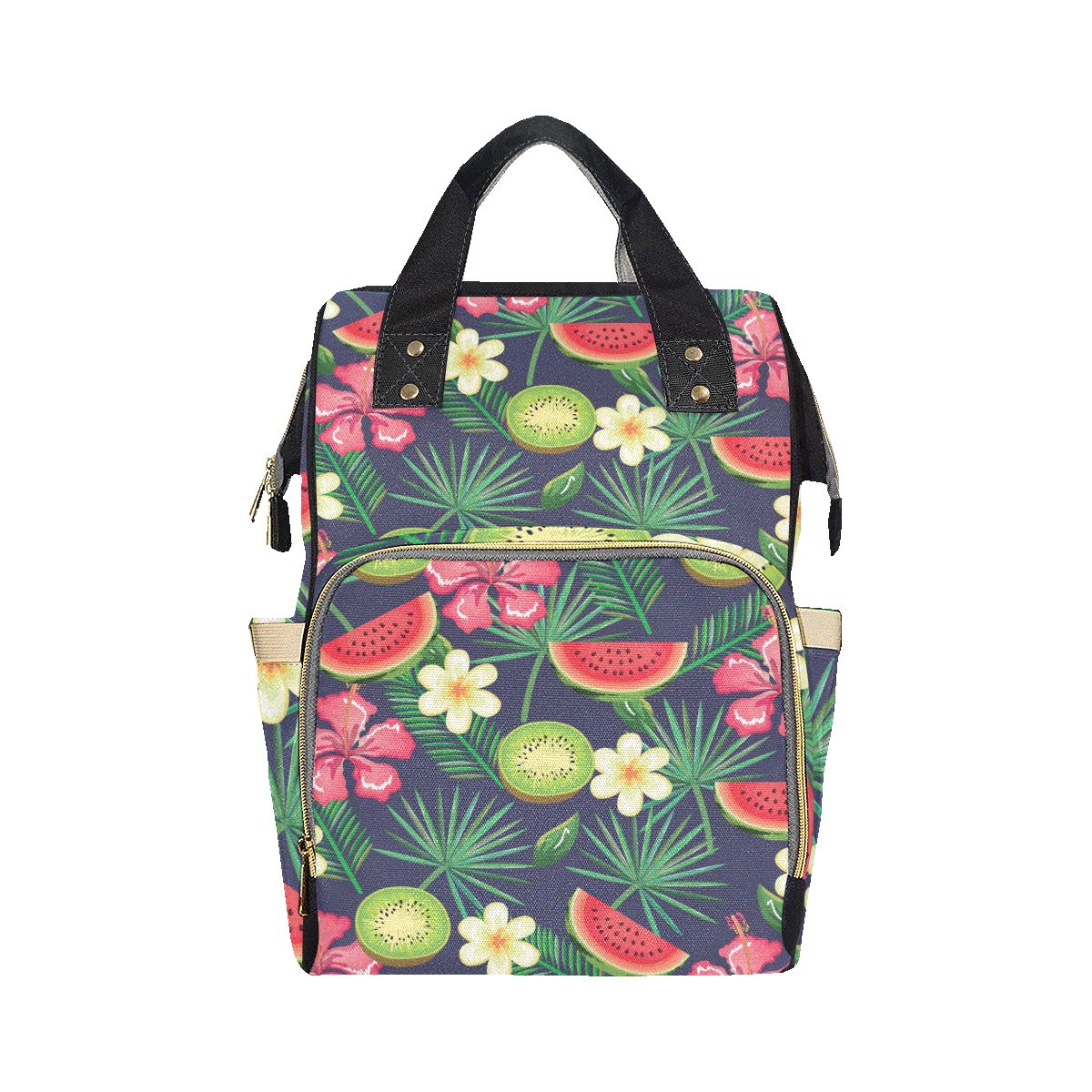 Tropical Fruits Pattern Print Design TF05 Diaper Bag Backpack