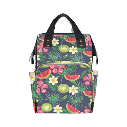 Tropical Fruits Pattern Print Design TF05 Diaper Bag Backpack