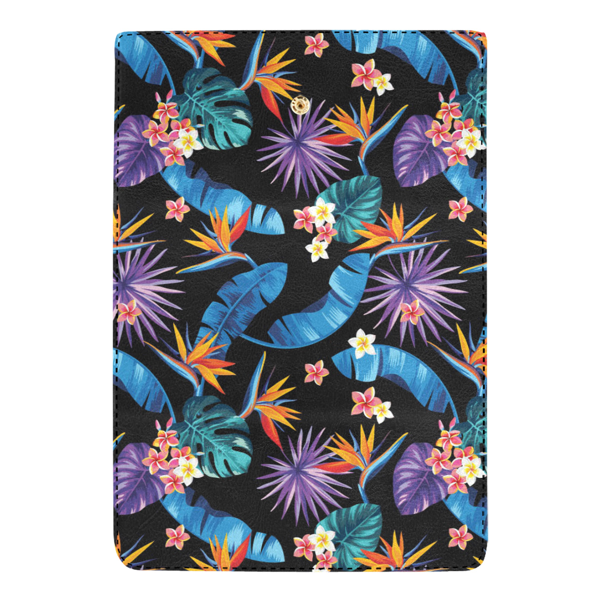 Tropical Flower Pattern Print Design TF018 Women's Trifold Wallet