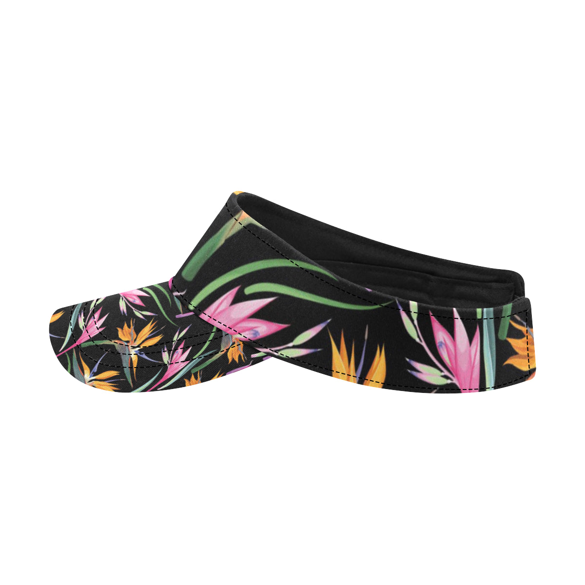 Tropical Flower Pattern Print Design TF017 Unisex Sun Visor