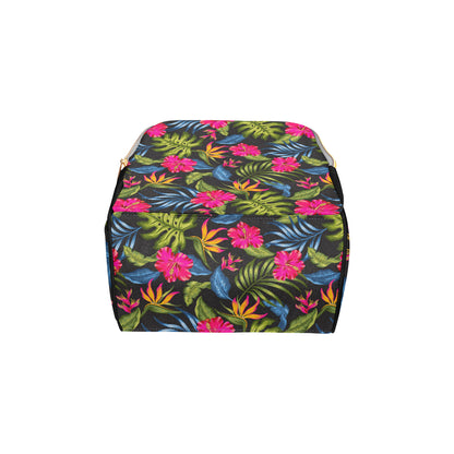 Bird Of Paradise Pattern Print Design BOP014 Diaper Bag Backpack