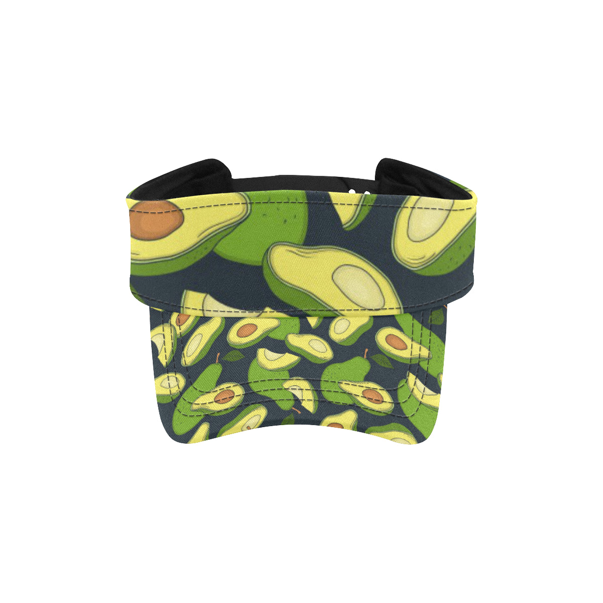 Avocado Pattern Print Design AC013 Unisex Sun Visor